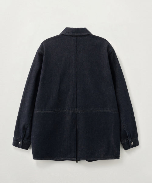 (W) Nonfade Denim Half Single Jacket Indigo