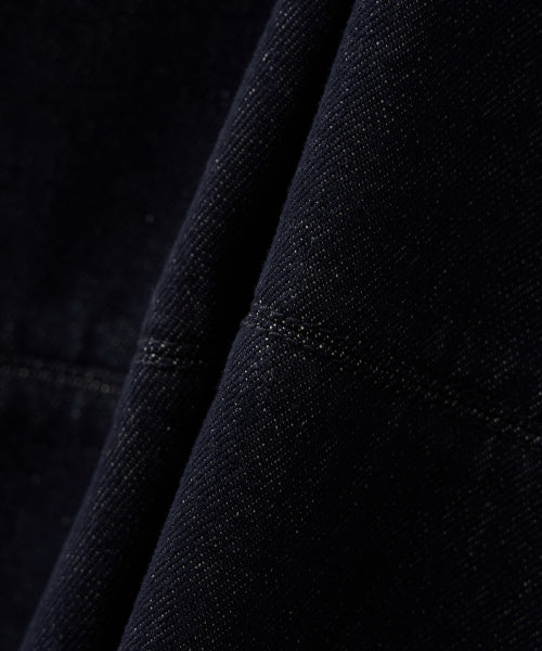 (W) Nonfade Denim Half Single Jacket Indigo