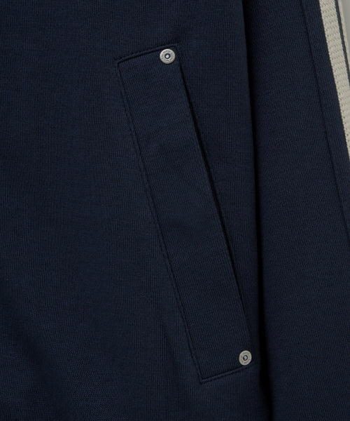 Lawton Loose Fit Hood Zip-up Navy