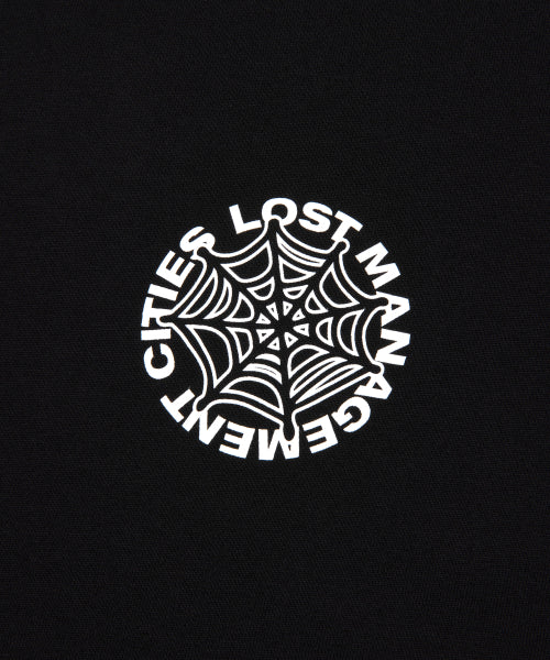 SPIDER WEB LONG SLV TEE black