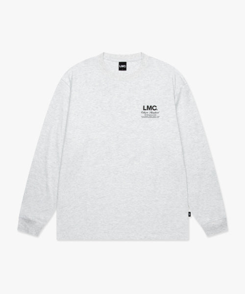 CLAY RABBIT LONG SLV TEE light heather gray