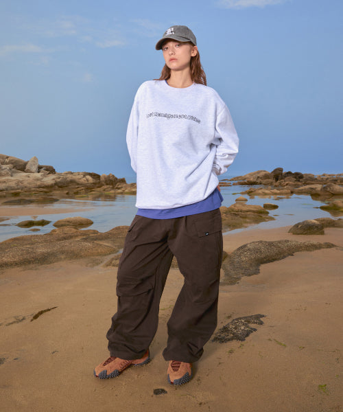 WIDE CARGO PANTS brown
