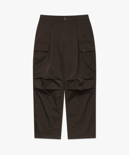 WIDE CARGO PANTS brown