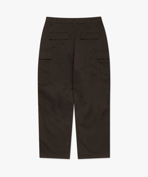 WIDE CARGO PANTS brown
