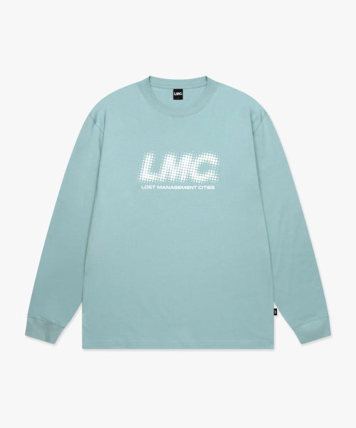 HALFTONE LONG SLV TEE mint