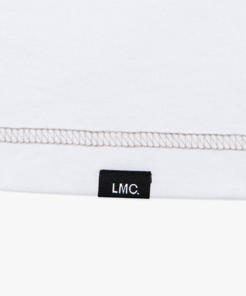DESTROYED STAMP LONG SLV TEE white