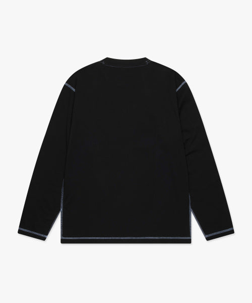 DESTROYED STAMP LONG SLV TEE black