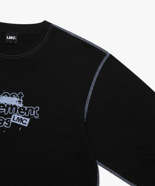DESTROYED STAMP LONG SLV TEE black