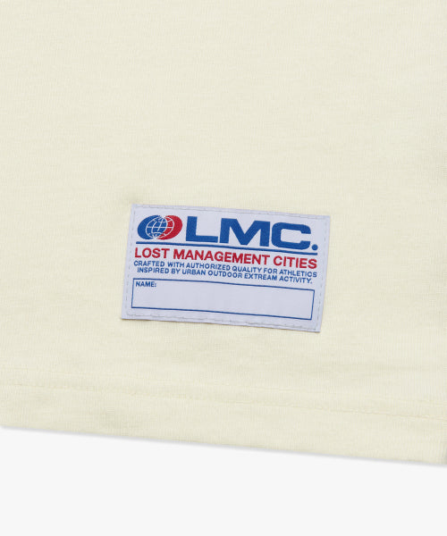 FOOTBALL LONG SLV TEE ivory