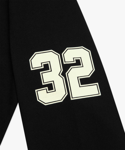 FOOTBALL LONG SLV TEE black