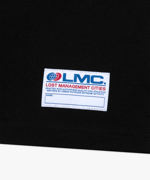 FOOTBALL LONG SLV TEE black