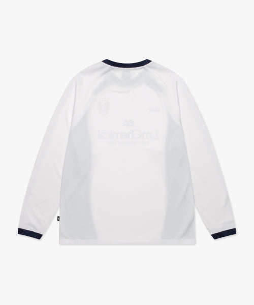 CHEMICAL SOCCER LONG SLV JERSEY white