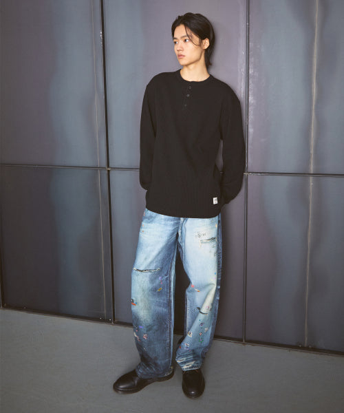 TROMPE L OEIL PANTS multi