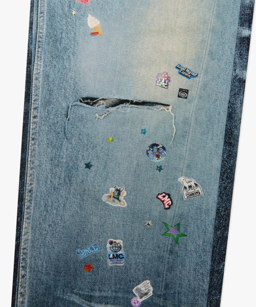 TROMPE L OEIL PANTS multi