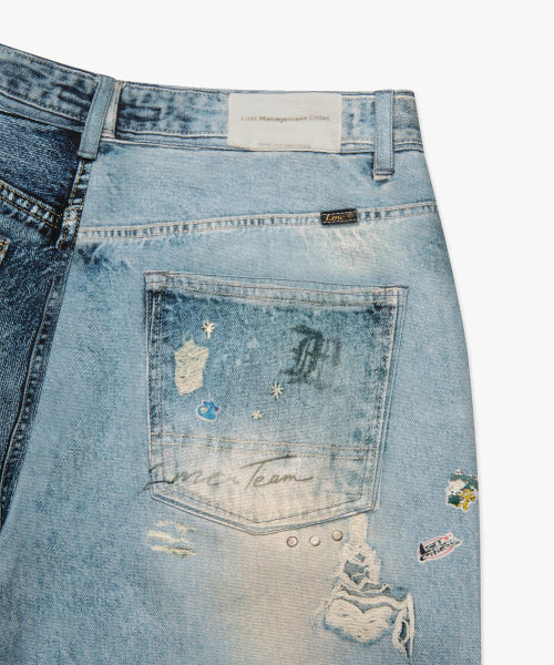 TROMPE L OEIL PANTS multi