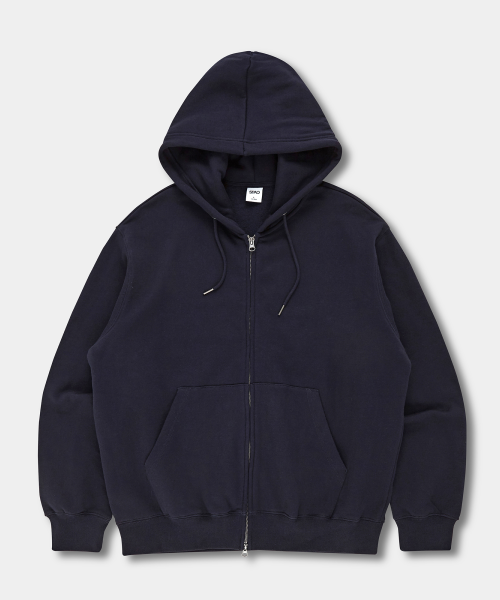 [French Terry] 2-WAY Hooded Zip-Up_SPMZF4TC02