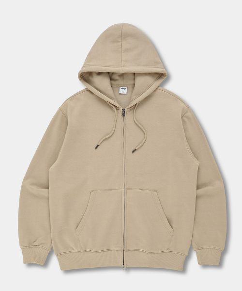 [French Terry] 2-WAY Hooded Zip-Up_SPMZF4TC02