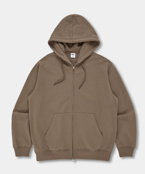 [French Terry] 2-WAY Hooded Zip-Up_SPMZF4TC02