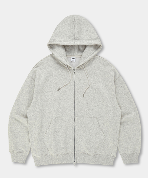 [French Terry] 2-WAY Hooded Zip-Up_SPMZF4TC02
