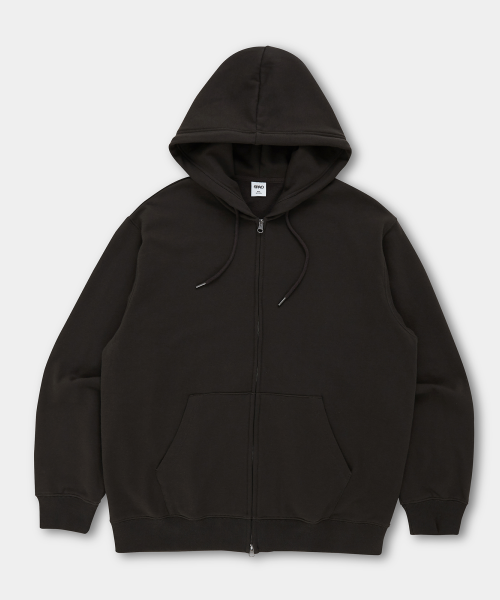 [French Terry] 2-WAY Hooded Zip-Up_SPMZF4TC02
