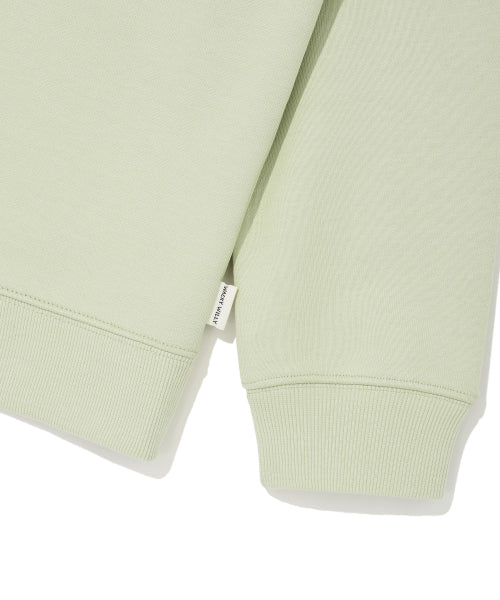 Women's Lettering Cara Half Zip-Up Green