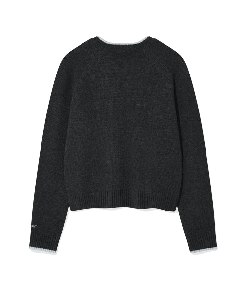 Women's Lily and Pen Color Pullover Gray