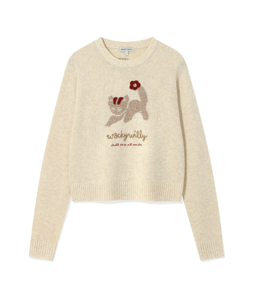 Maybe it's Women's Leo graphic. Pullover cream