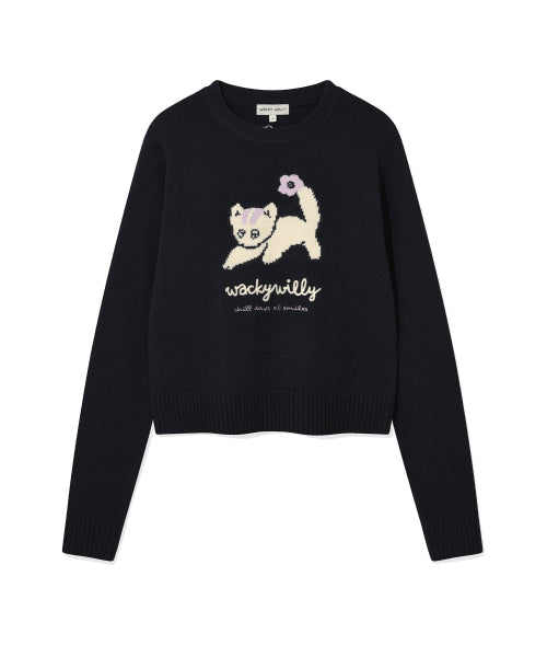 Maybe it's Women's Leo graphic. Pullover navy