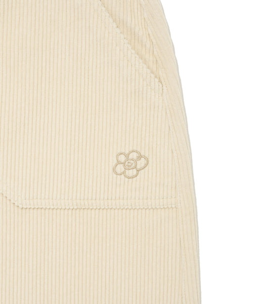 [25FW] Women's Corduroy Long Skirt Cream