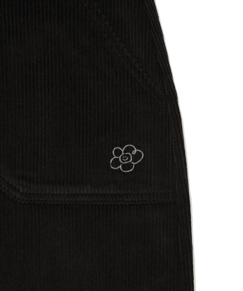 [25FW] Women's Corduroy Long Skirt Black