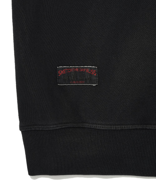 Washing Kiki Graphic Sweatshirt Charcoal