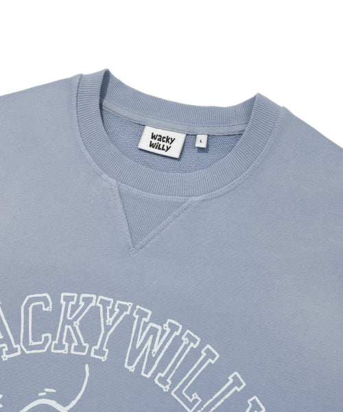 Washing Kiki Graphic Sweatshirt Blue