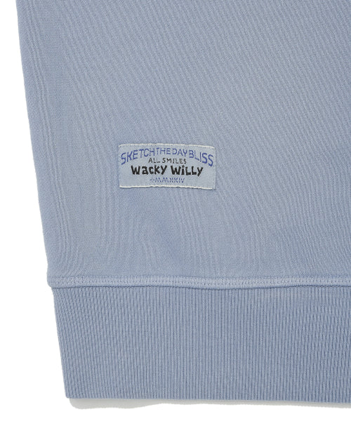 Washing Kiki Graphic Sweatshirt Blue