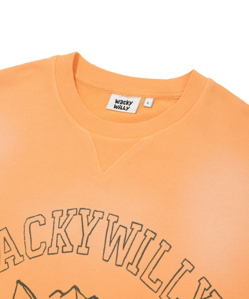 Washing Kiki Graphic Sweatshirt Orange