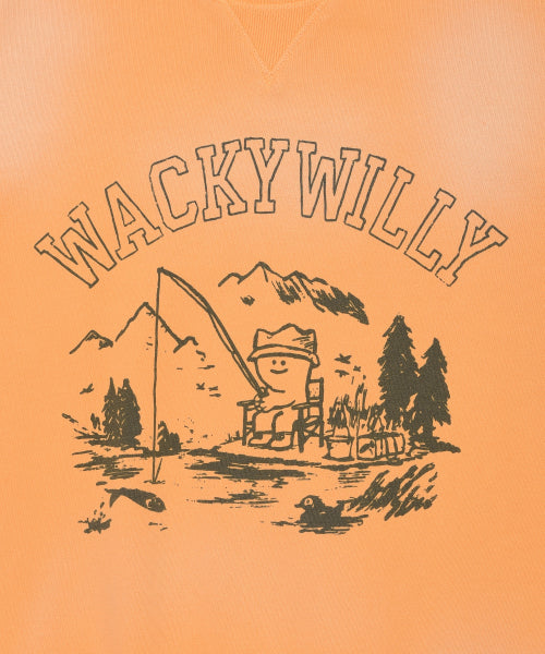 Washing Kiki Graphic Sweatshirt Orange