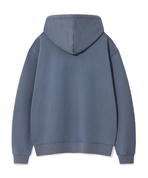 Kiki Pigment Graphic Hooded Sweat Blue