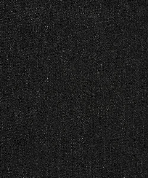 Basic wide denim pants black