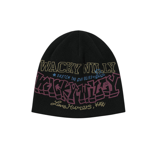 Lettering Graphic Beanie (2 colors)