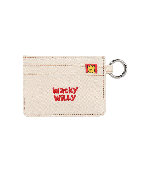 Kiki Wappen Card Wallet Ekru
