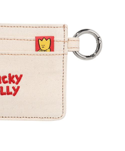 Kiki Wappen Card Wallet Ekru