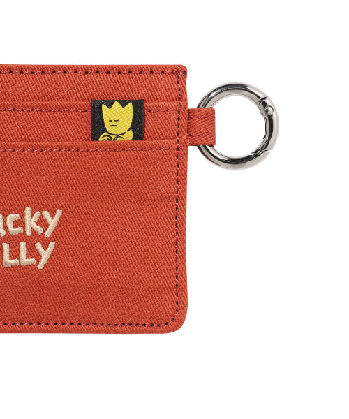 Kiki Wappen card wallet red