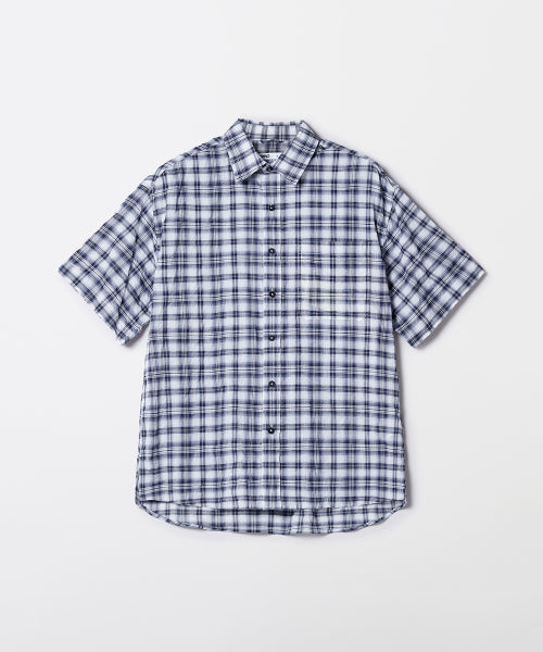 Checkered Short-Sleeved Shirt_SPYCF49C51