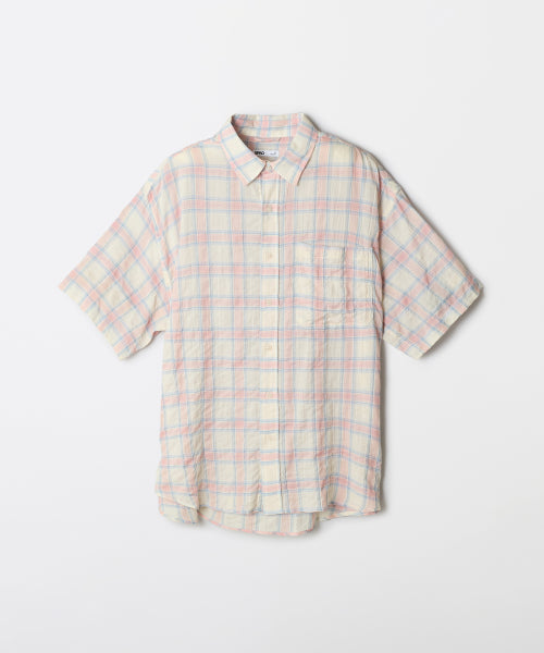 Checkered Short-Sleeved Shirt_SPYCF49C51