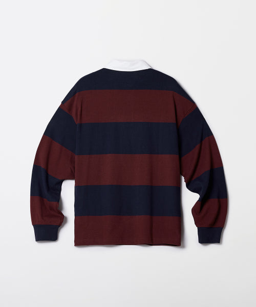 [Natural Cotton] Rugby Stripe Long Sleeve T-shirt_SPLSF49C02