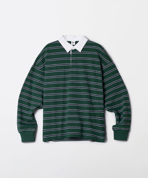 [Natural Cotton] Rugby Stripe Long Sleeve T-shirt_SPLSF49C02