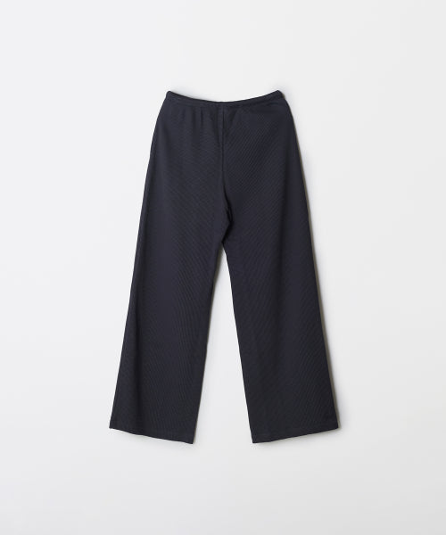 Waffle Wide Sweat Pants_SPMTF49G04