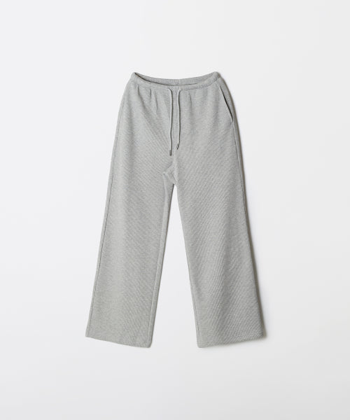 Waffle Wide Sweat Pants_SPMTF49G04