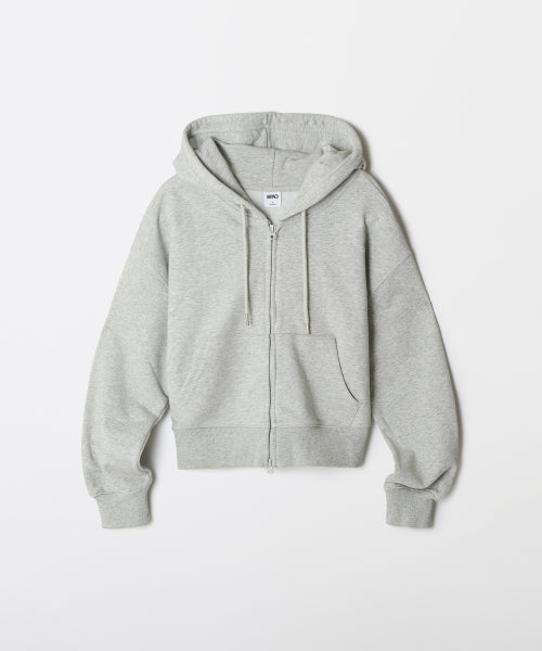 [French Terry] Women 2-WAY Hood Zip-Up_SPMZF49G01
