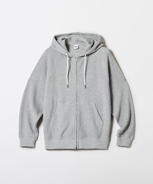 Waffle Hood Zip-Up_SPMZF49C31