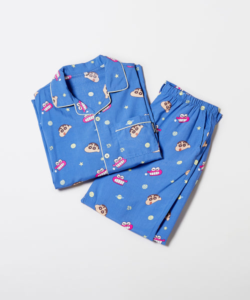 [Crayon Shin-chan] Unstoppable Crayon Shin-chan Long-Sleeved Pajamas (NANY)_SPPF49U08